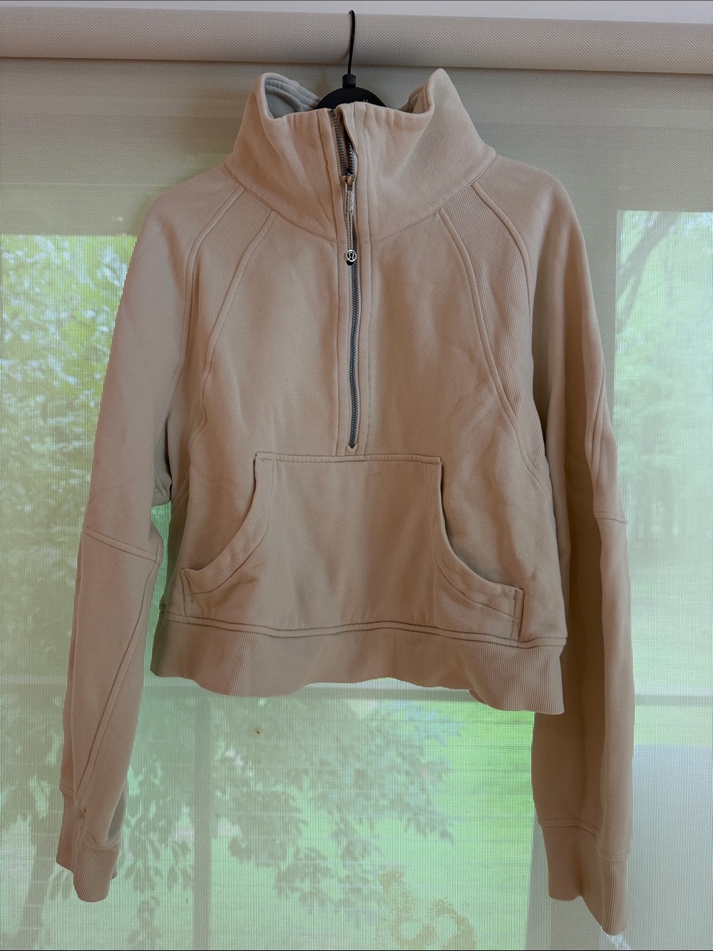 Women's lululemon Half-Zip Pullover Sweatshirt - Cream